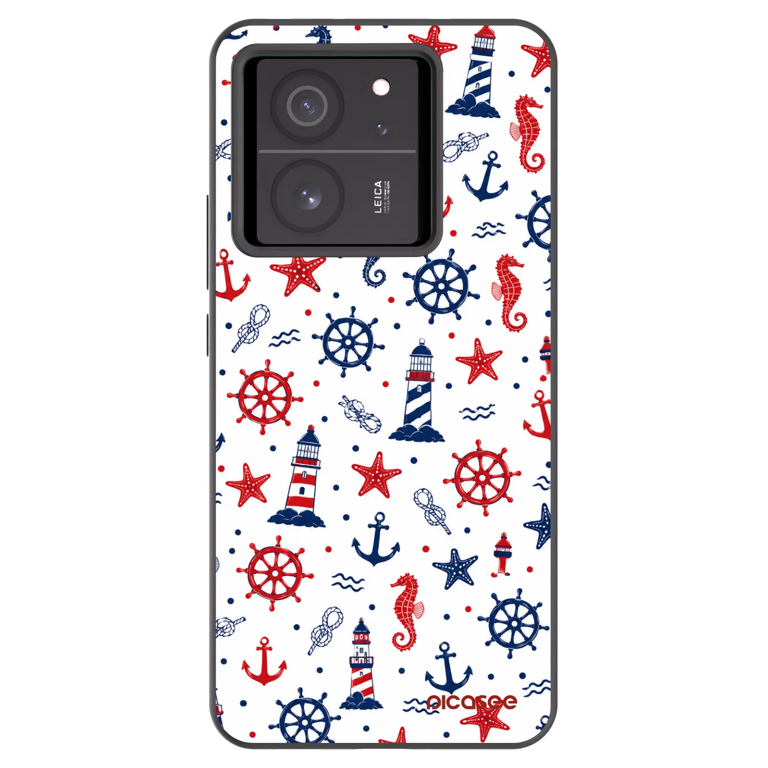 Picasee fekete szilikon tok az alábbi mobiltelefonokra Xiaomi 13T Pro - Sailor Vibes