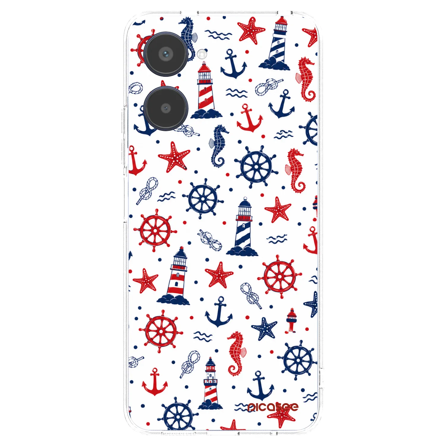 Picasee átlátszó szilikon tok az alábbi mobiltelefonokra Realme 10 4G - Sailor Vibes