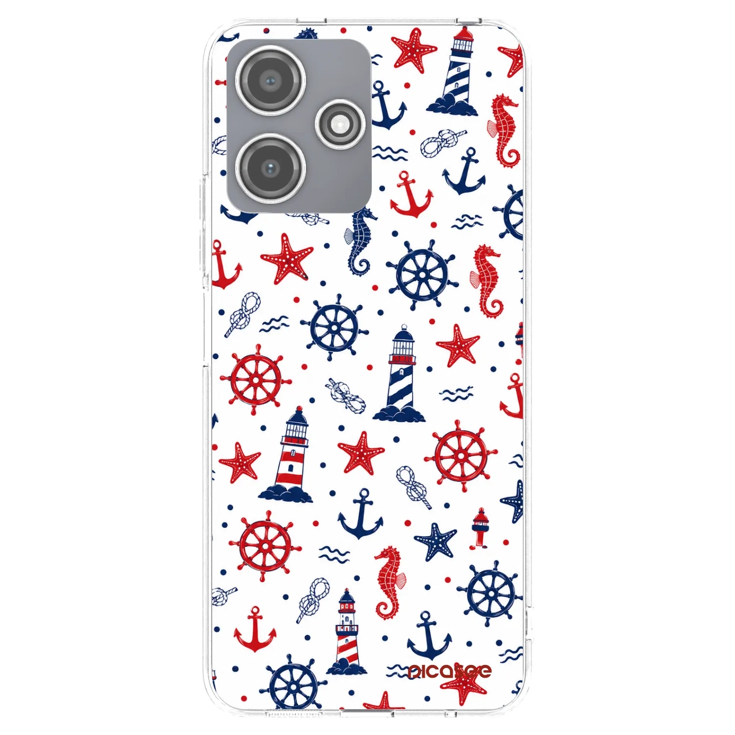 Picasee átlátszó szilikon tok az alábbi mobiltelefonokra Xiaomi Redmi 12 5G - Sailor Vibes