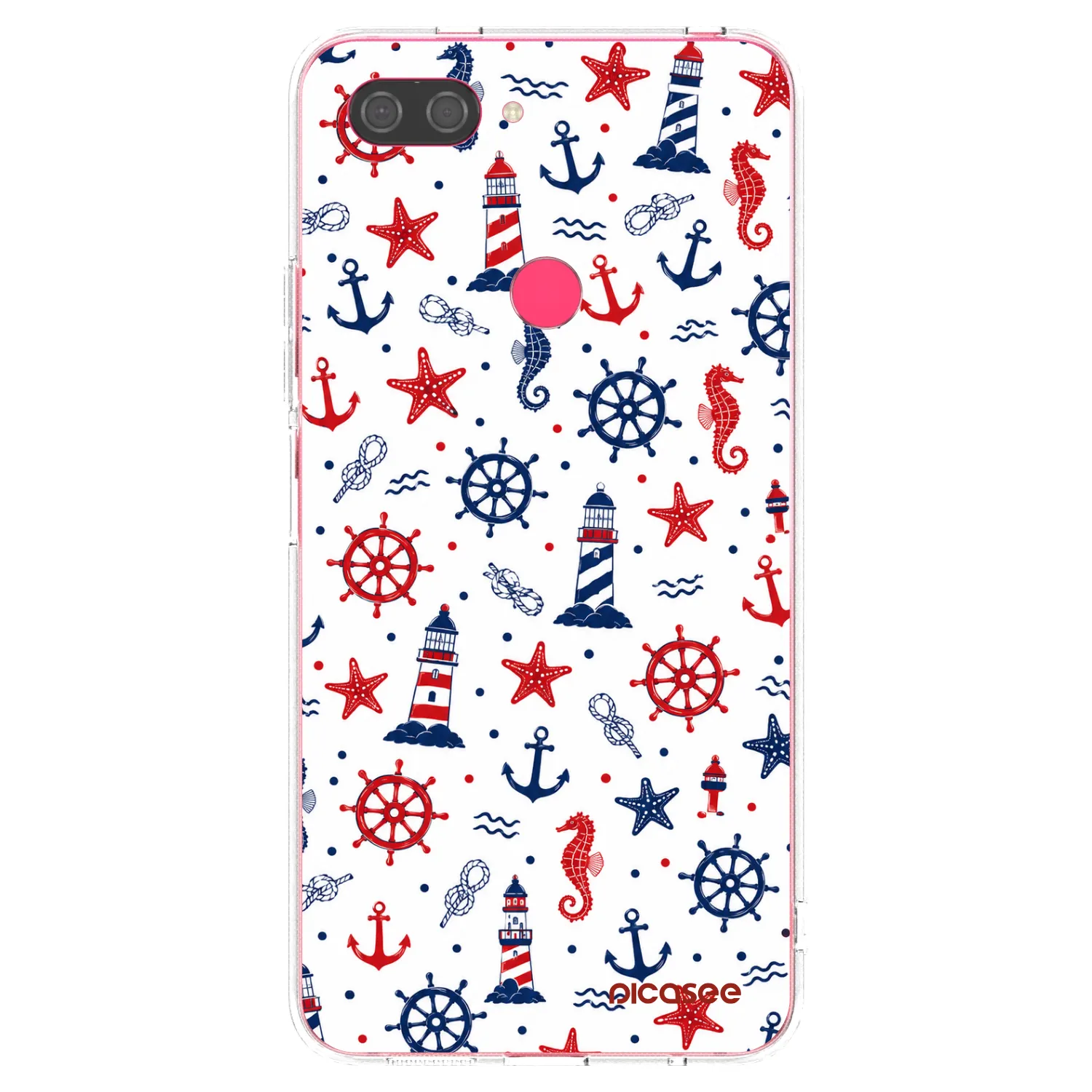Picasee átlátszó szilikon tok az alábbi mobiltelefonokra Xiaomi Mi 8 Lite - Sailor Vibes