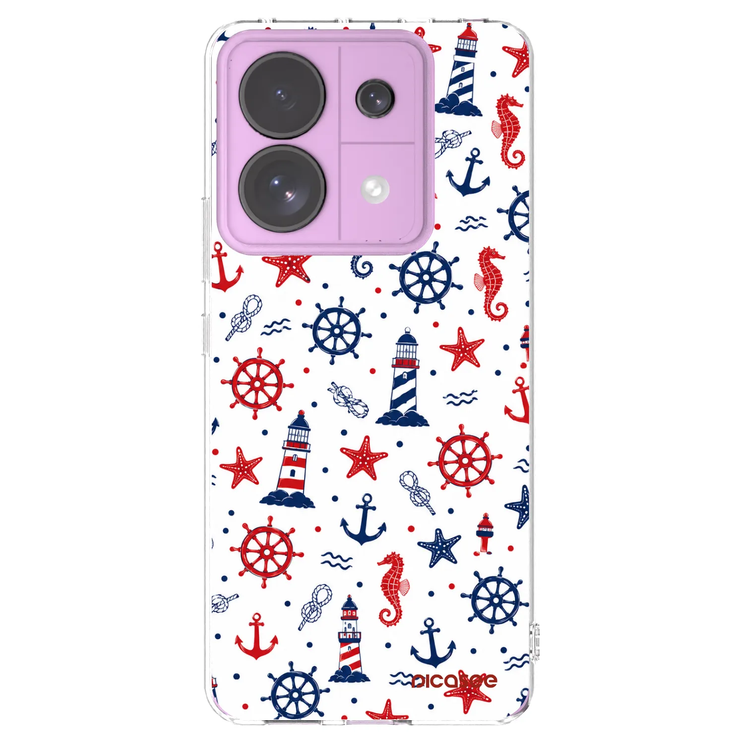 Picasee átlátszó szilikon tok az alábbi mobiltelefonokra Xiaomi Redmi Note 13 Pro 5G - Sailor Vibes