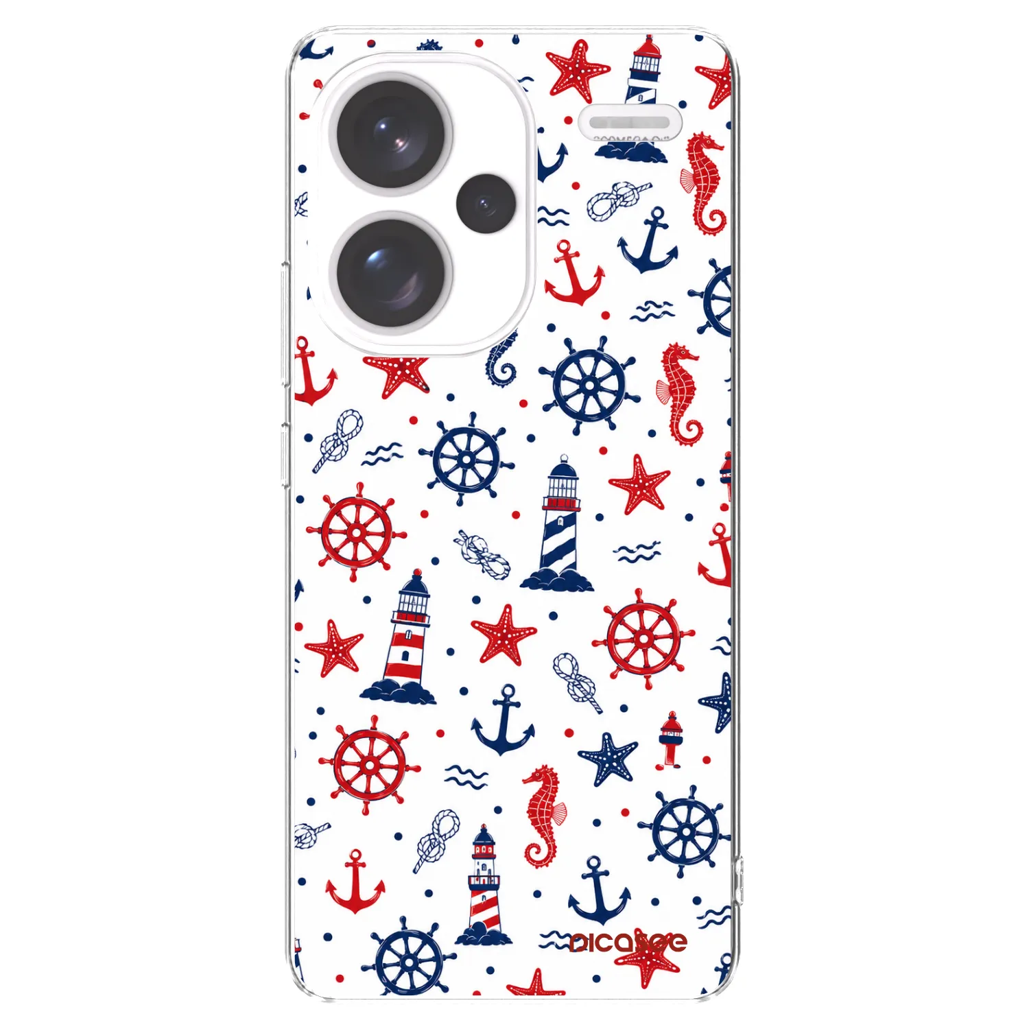 Picasee átlátszó szilikon tok az alábbi mobiltelefonokra Xiaomi Redmi Note 13 Pro+ 5G - Sailor Vibes