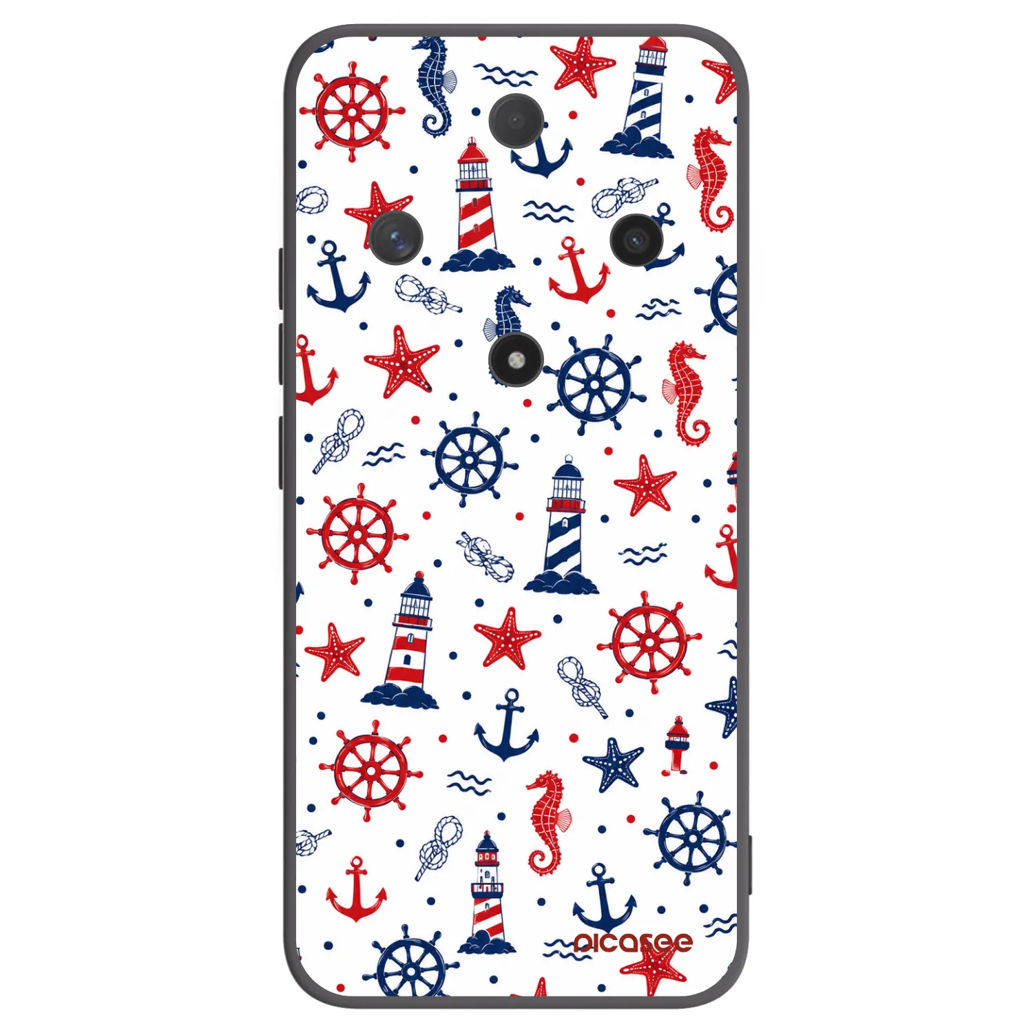 Picasee fekete szilikon tok az alábbi mobiltelefonokra Honor Magic6 Lite 5G - Sailor Vibes