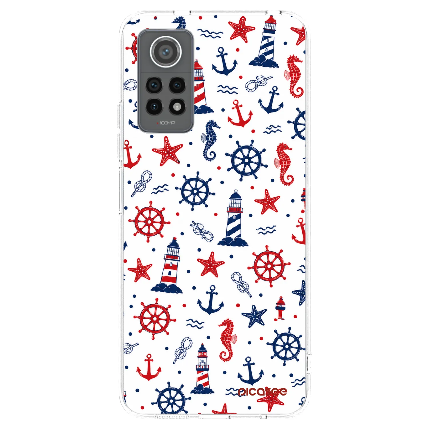 Picasee átlátszó szilikon tok az alábbi mobiltelefonokra Xiaomi Redmi Note 12 Pro 4G - Sailor Vibes