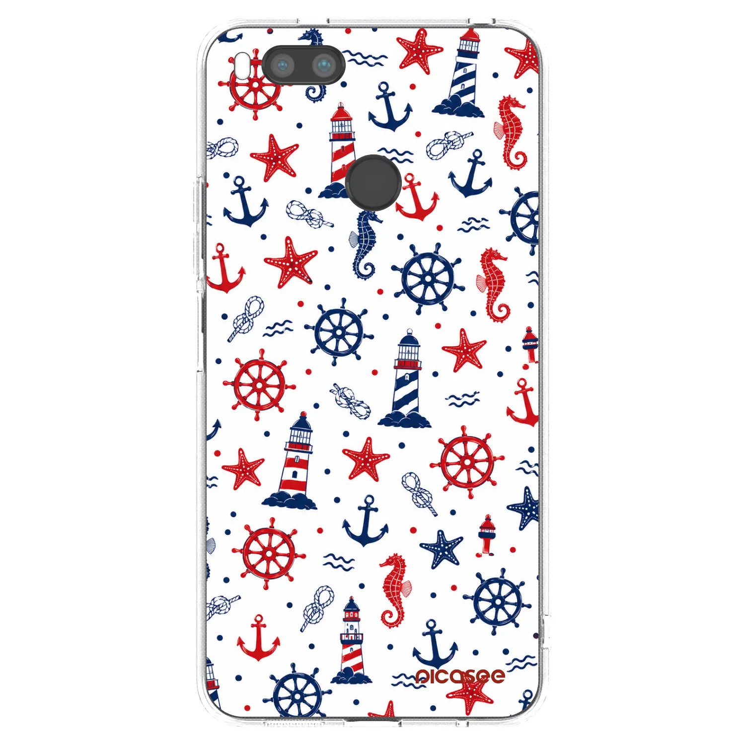 Picasee átlátszó szilikon tok az alábbi mobiltelefonokra Xiaomi Mi A1 Global - Sailor Vibes