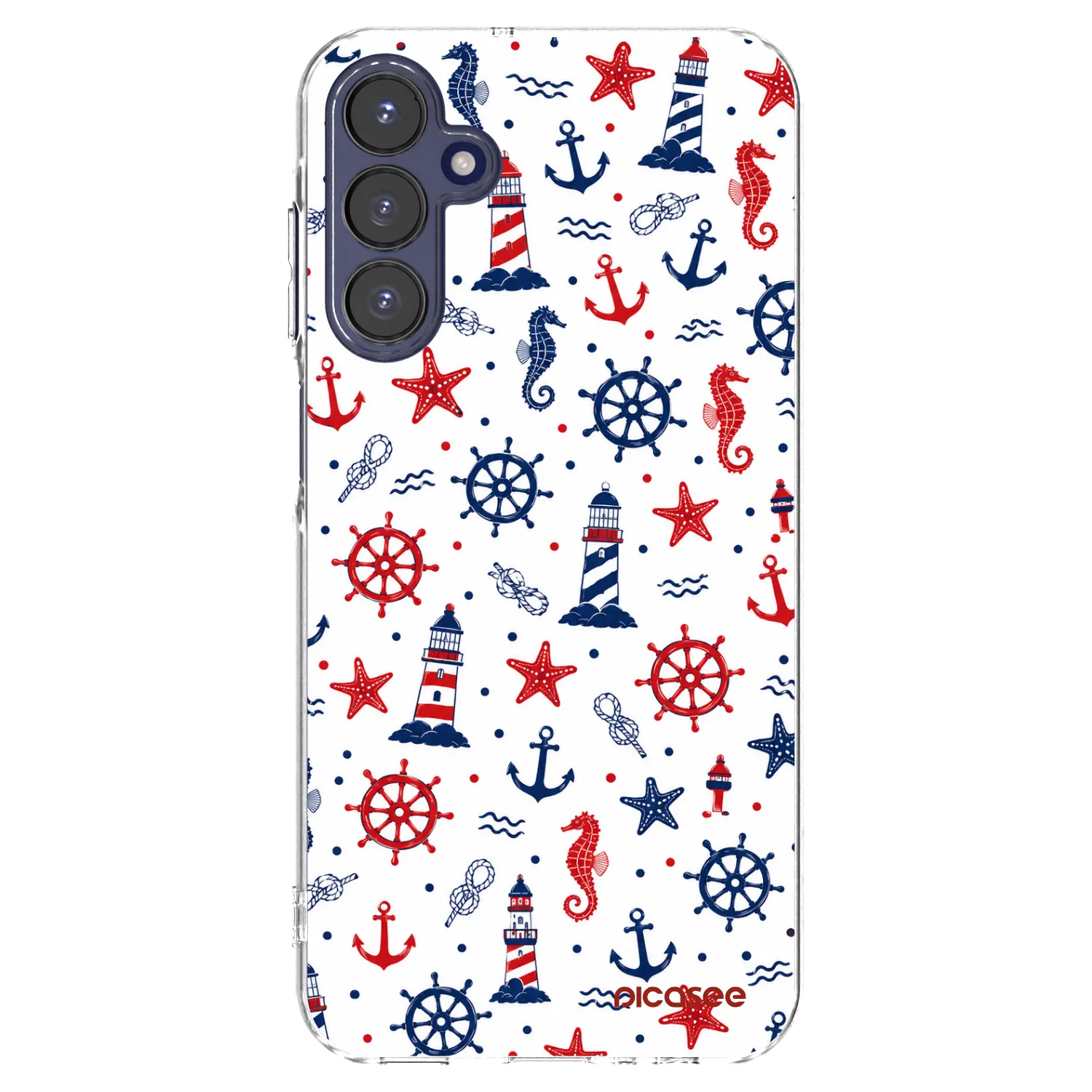 Picasee átlátszó szilikon tok az alábbi mobiltelefonokra Samsung Galaxy A15 A155F 4G - Sailor Vibes