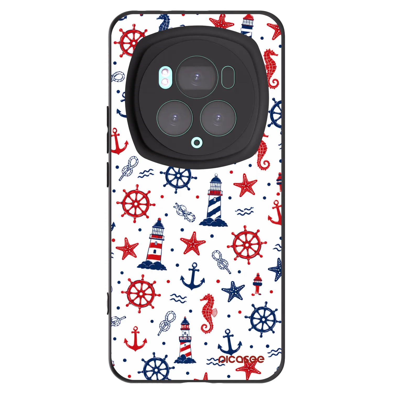Picasee fekete szilikon tok az alábbi mobiltelefonokra Honor Magic6 Pro - Sailor Vibes