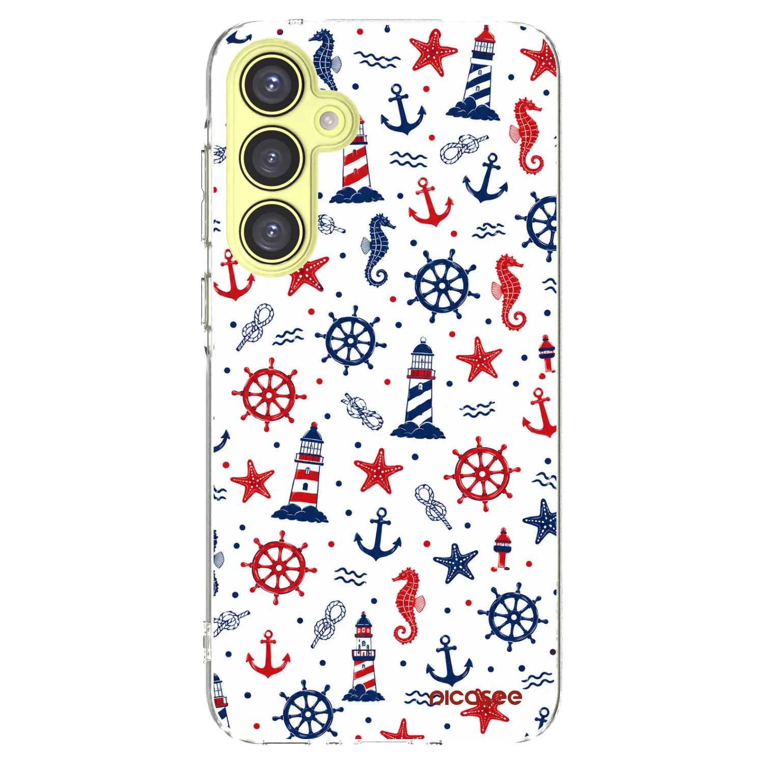 Picasee átlátszó szilikon tok az alábbi mobiltelefonokra Samsung Galaxy A35 5G A356B - Sailor Vibes