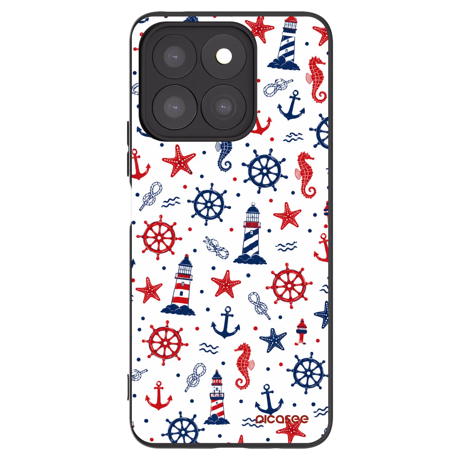 Picasee fekete szilikon tok az alábbi mobiltelefonokra Honor X8b - Sailor Vibes
