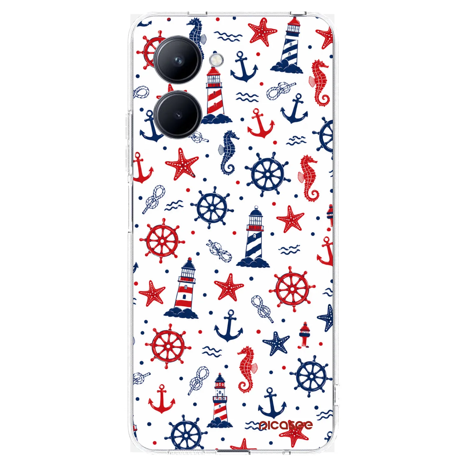 Picasee átlátszó szilikon tok az alábbi mobiltelefonokra Realme C33 (2023) - Sailor Vibes