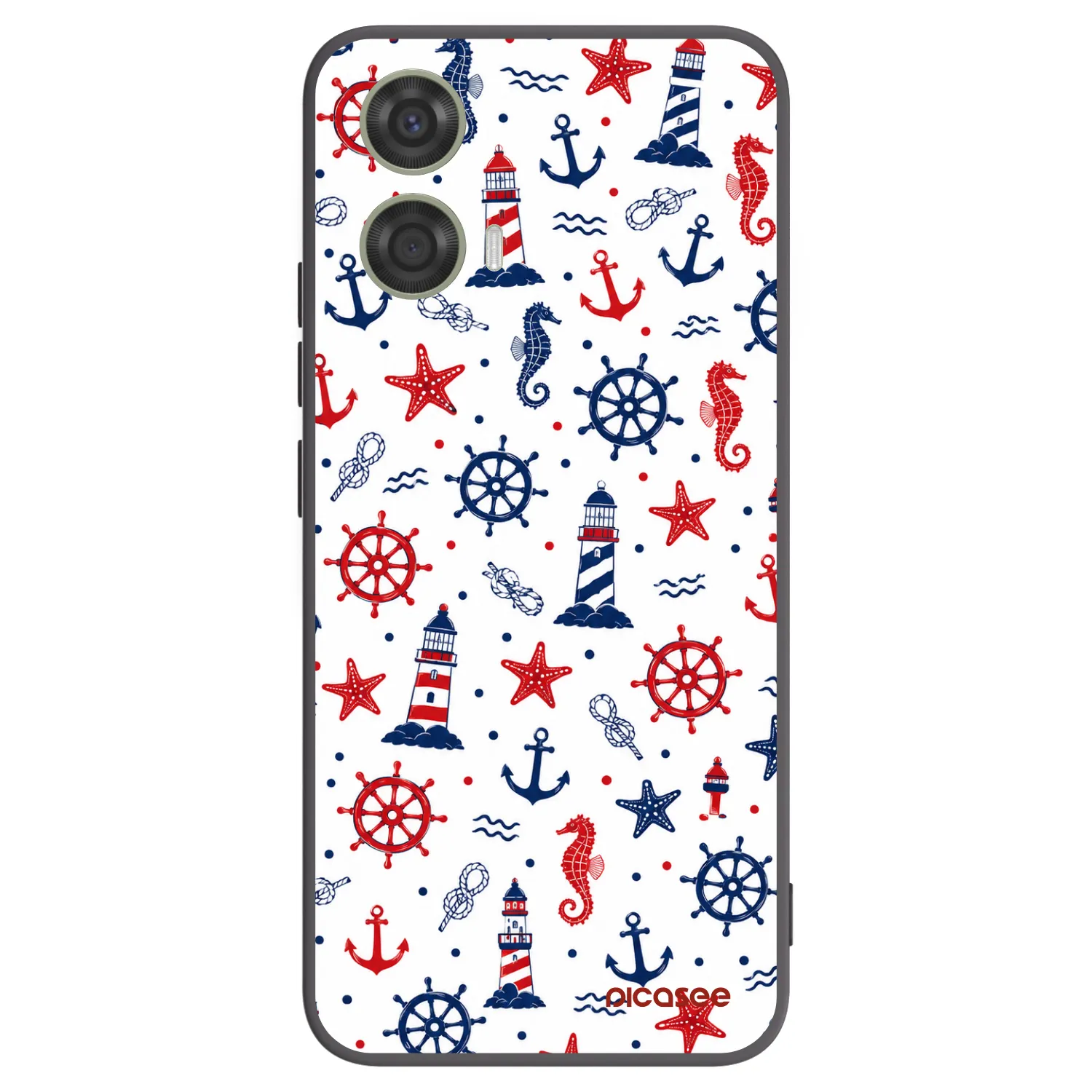 Picasee fekete szilikon tok az alábbi mobiltelefonokra Motorola Moto G24 - Sailor Vibes