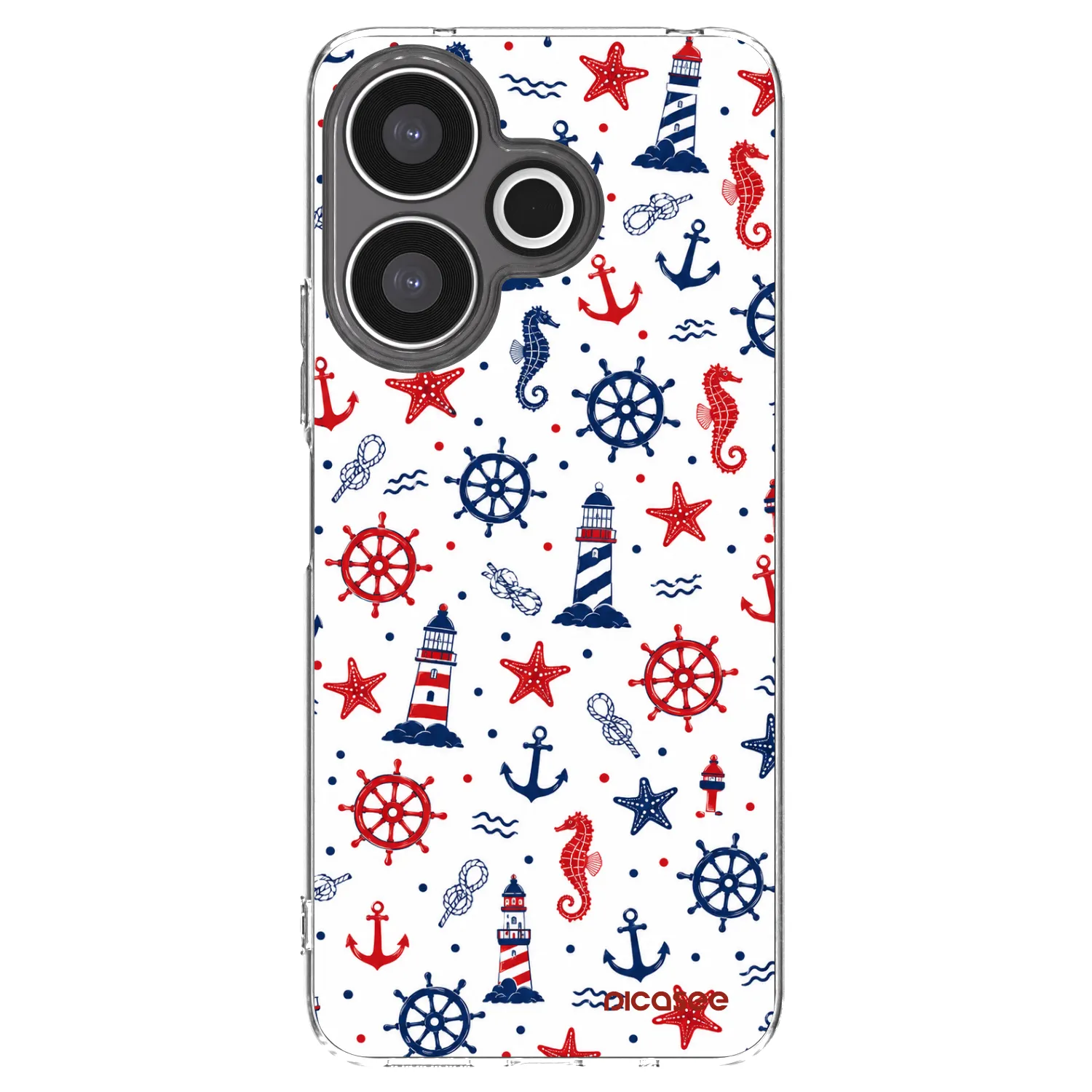Picasee átlátszó szilikon tok az alábbi mobiltelefonokra Xiaomi Redmi 13 4G - Sailor Vibes