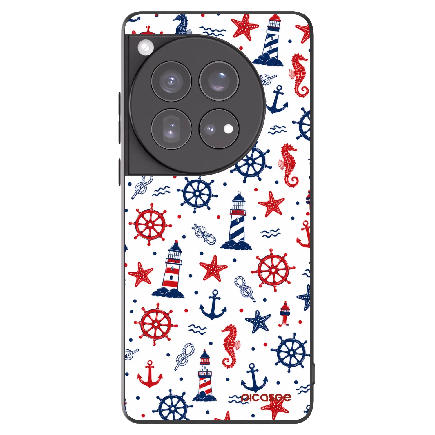 Picasee fekete szilikon tok az alábbi mobiltelefonokra OnePlus 12 5G - Sailor Vibes