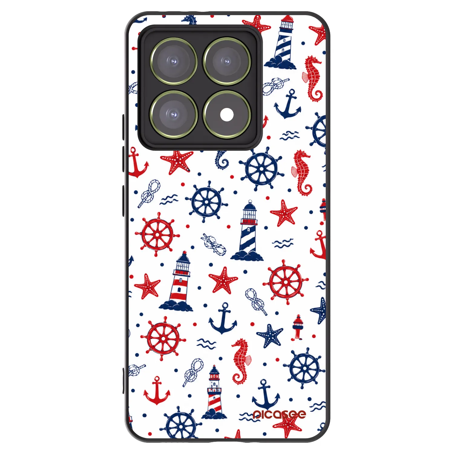 Picasee fekete szilikon tok az alábbi mobiltelefonokra Xiaomi 14T - Sailor Vibes
