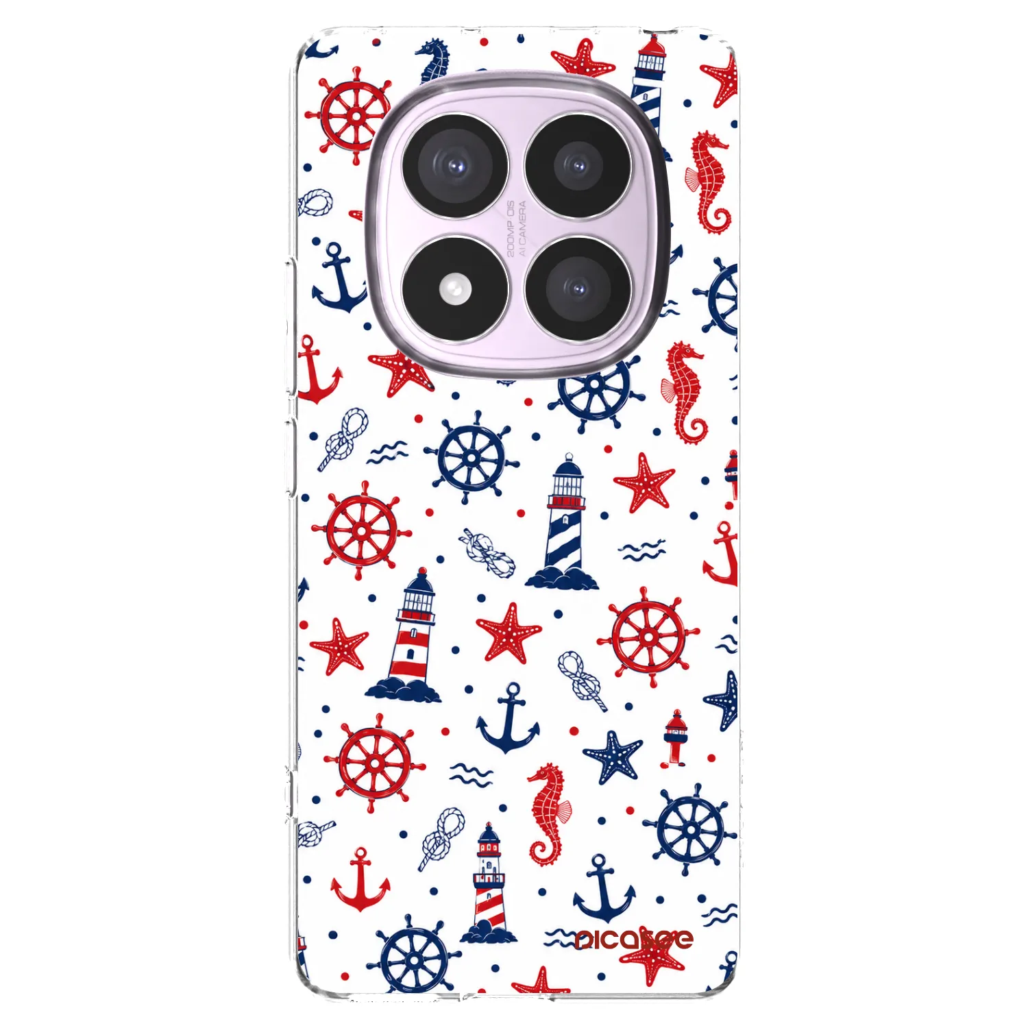 Picasee átlátszó szilikon tok az alábbi mobiltelefonokra Xiaomi Redmi Note 14 Pro 5G - Sailor Vibes