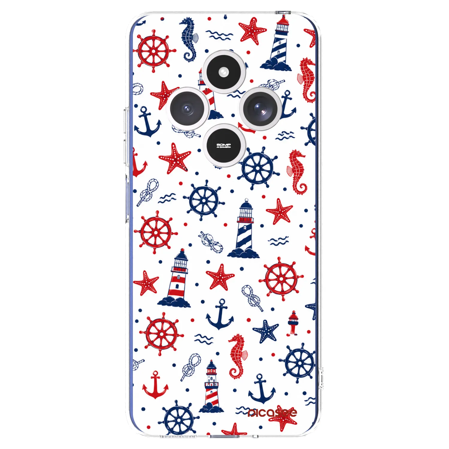 Picasee átlátszó szilikon tok az alábbi mobiltelefonokra Xiaomi Redmi 14C - Sailor Vibes
