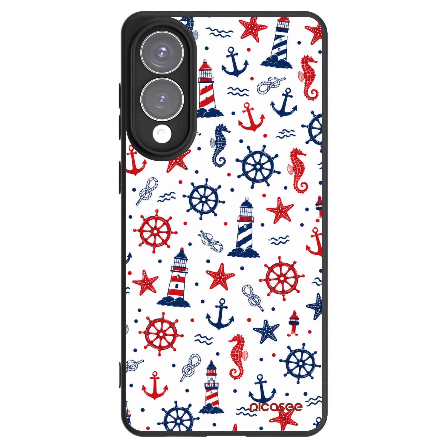 Picasee fekete szilikon tok az alábbi mobiltelefonokra Samsung Galaxy S25 Edge 5G - Sailor Vibes