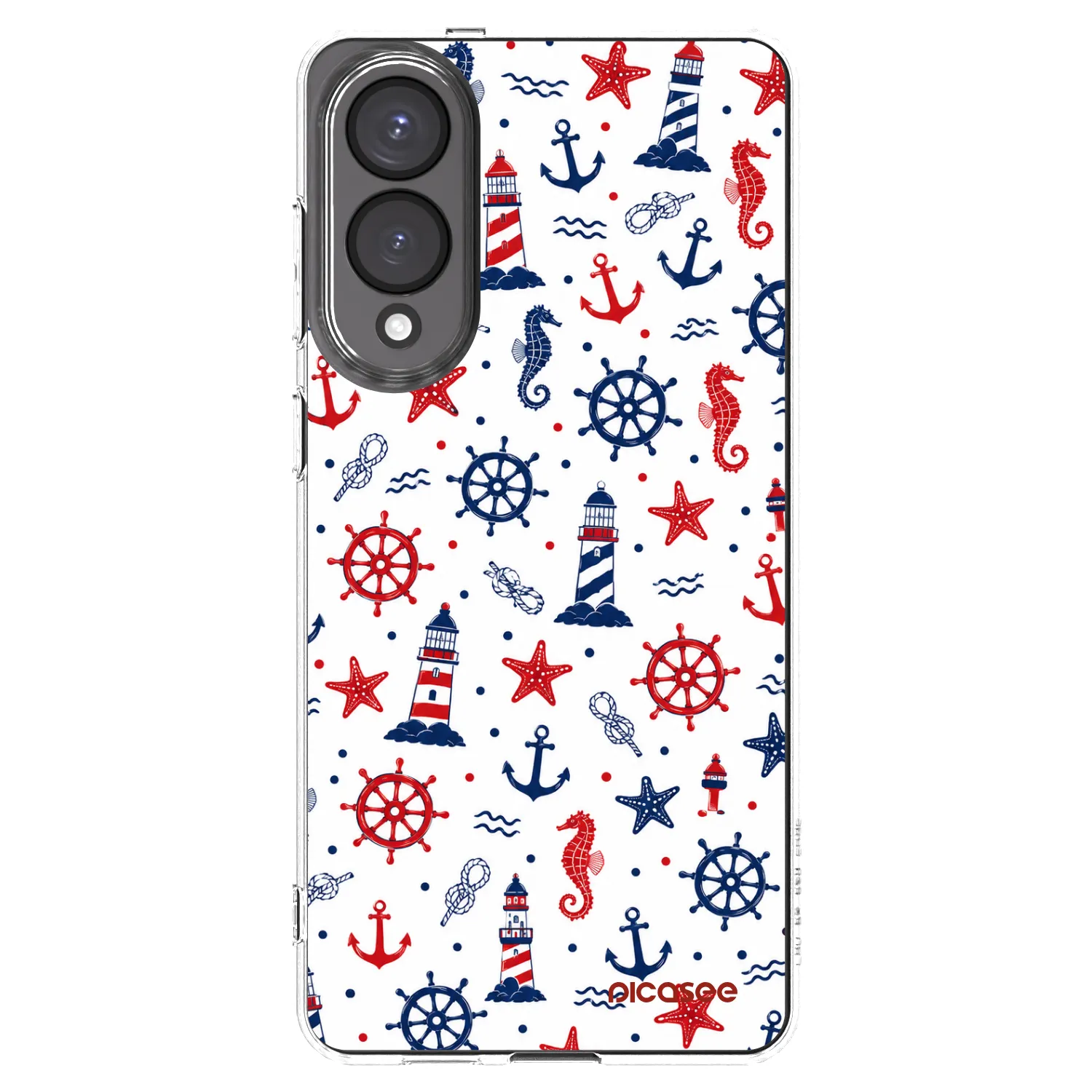 Picasee átlátszó szilikon tok az alábbi mobiltelefonokra Samsung Galaxy S25 Edge 5G - Sailor Vibes