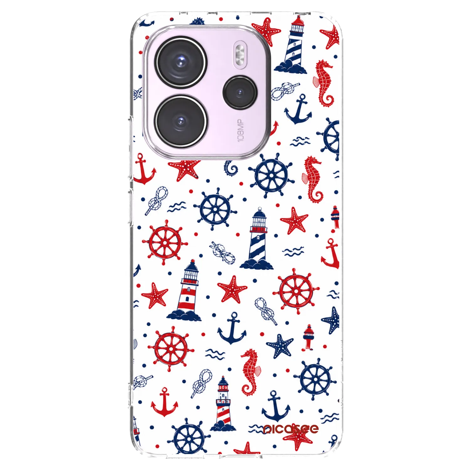 Picasee átlátszó szilikon tok az alábbi mobiltelefonokra Xiaomi Redmi Note 14 4G - Sailor Vibes