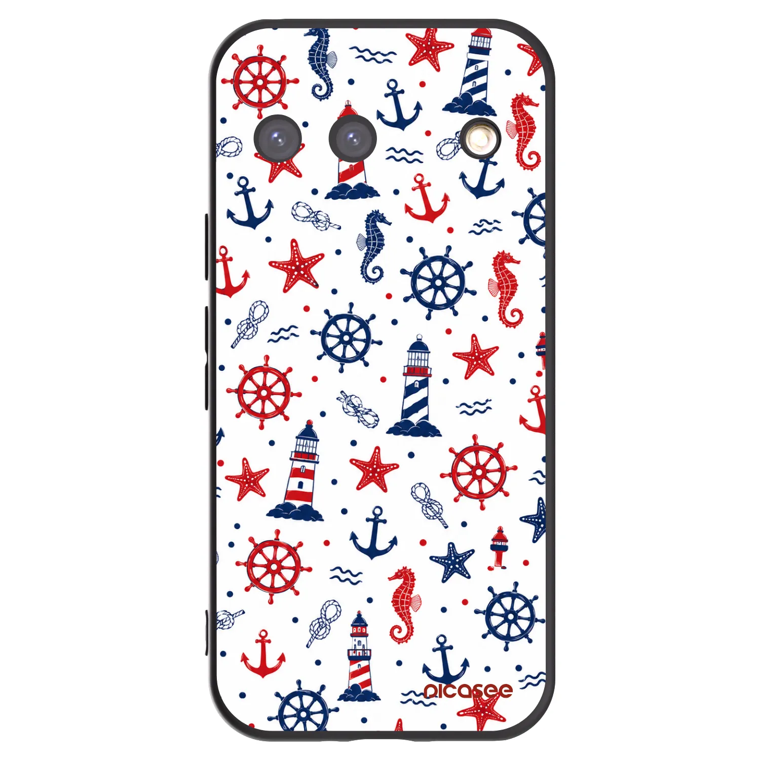 Picasee fekete szilikon tok az alábbi mobiltelefonokra Google Pixel 9 - Sailor Vibes
