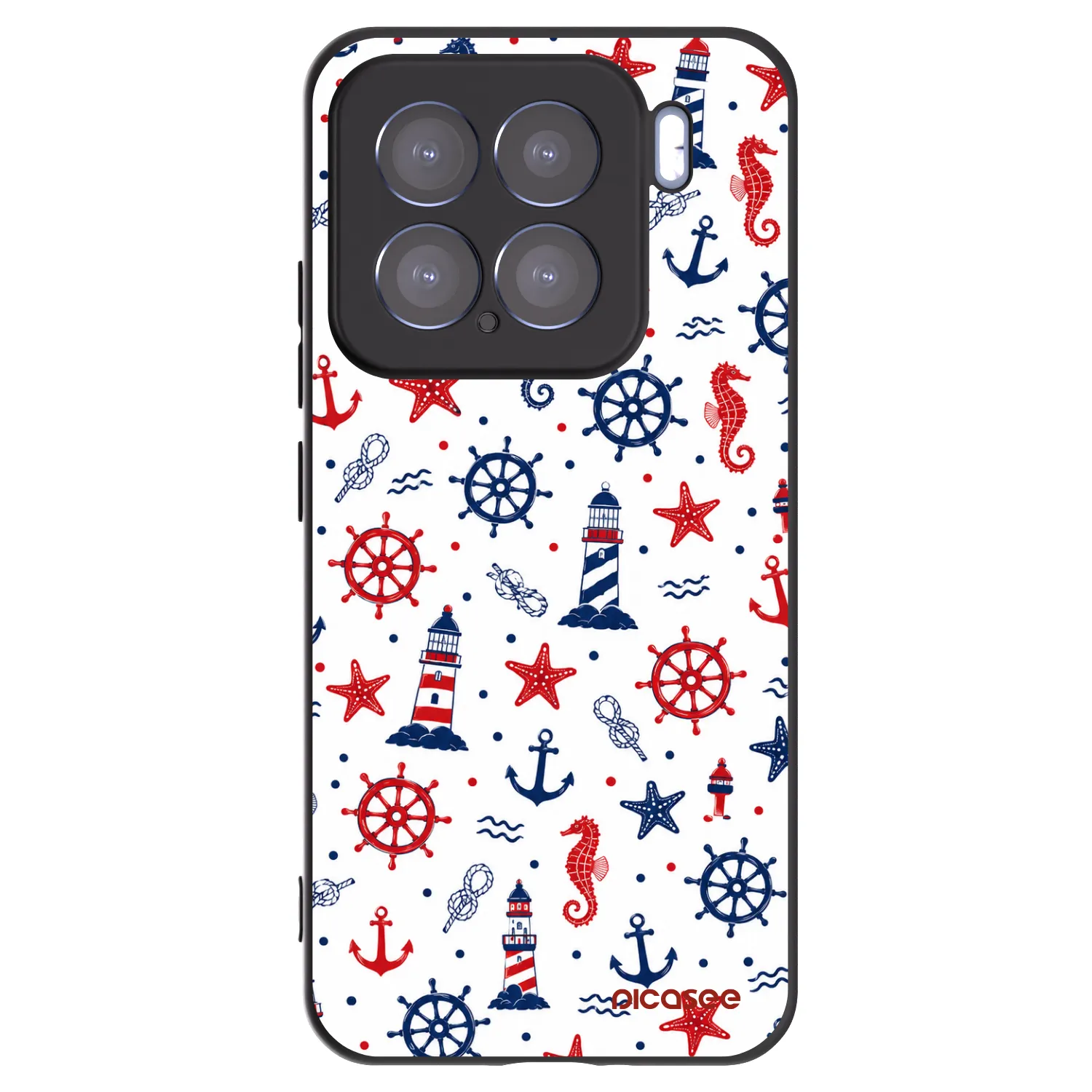 Picasee fekete szilikon tok az alábbi mobiltelefonokra Xiaomi 15 - Sailor Vibes