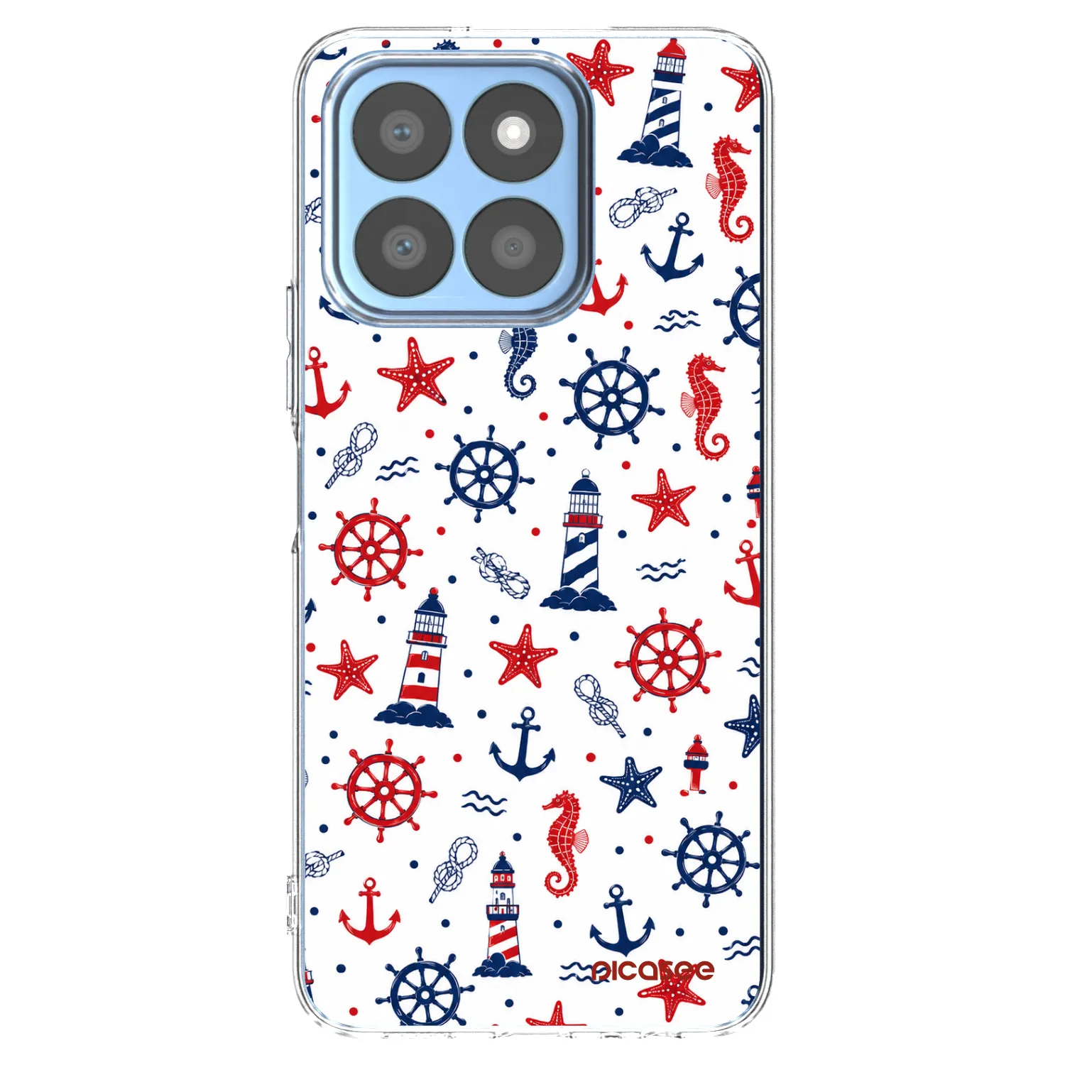 Picasee átlátszó szilikon tok az alábbi mobiltelefonokra Honor X8c - Sailor Vibes