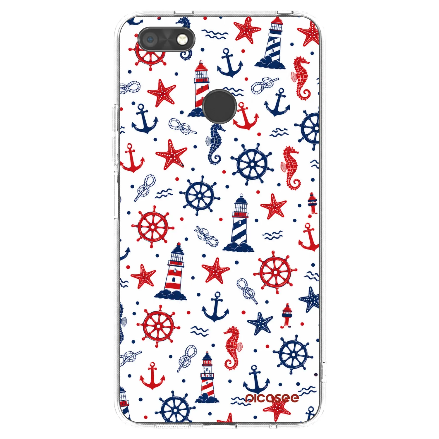 Picasee átlátszó szilikon tok az alábbi mobiltelefonokra Huawei P9 Lite Mini - Sailor Vibes