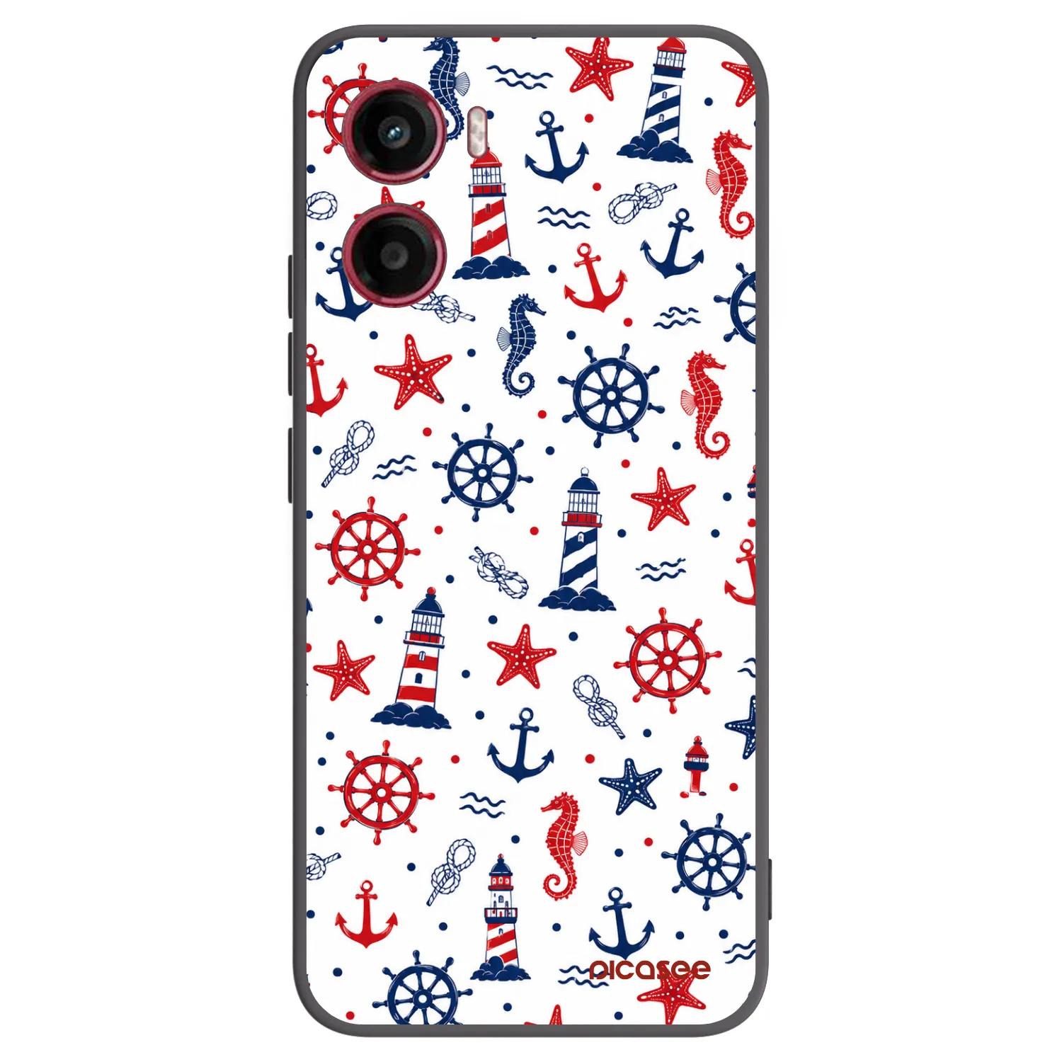 Picasee fekete szilikon tok az alábbi mobiltelefonokra Motorola Moto G05 - Sailor Vibes