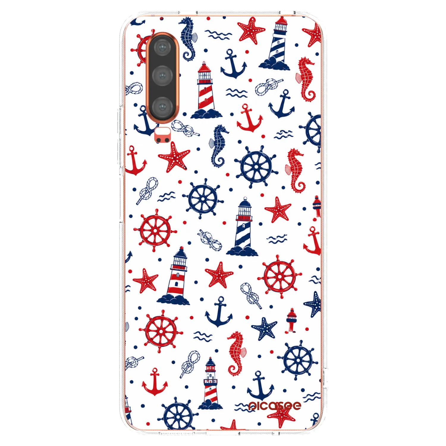 Picasee átlátszó szilikon tok az alábbi mobiltelefonokra Huawei P30 - Sailor Vibes