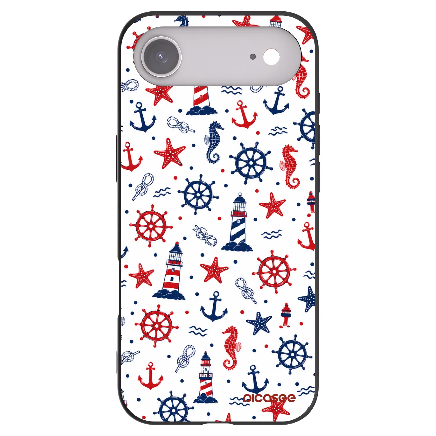 Picasee fekete szilikon tok az alábbi mobiltelefonokra Apple iPhone Air - Sailor Vibes