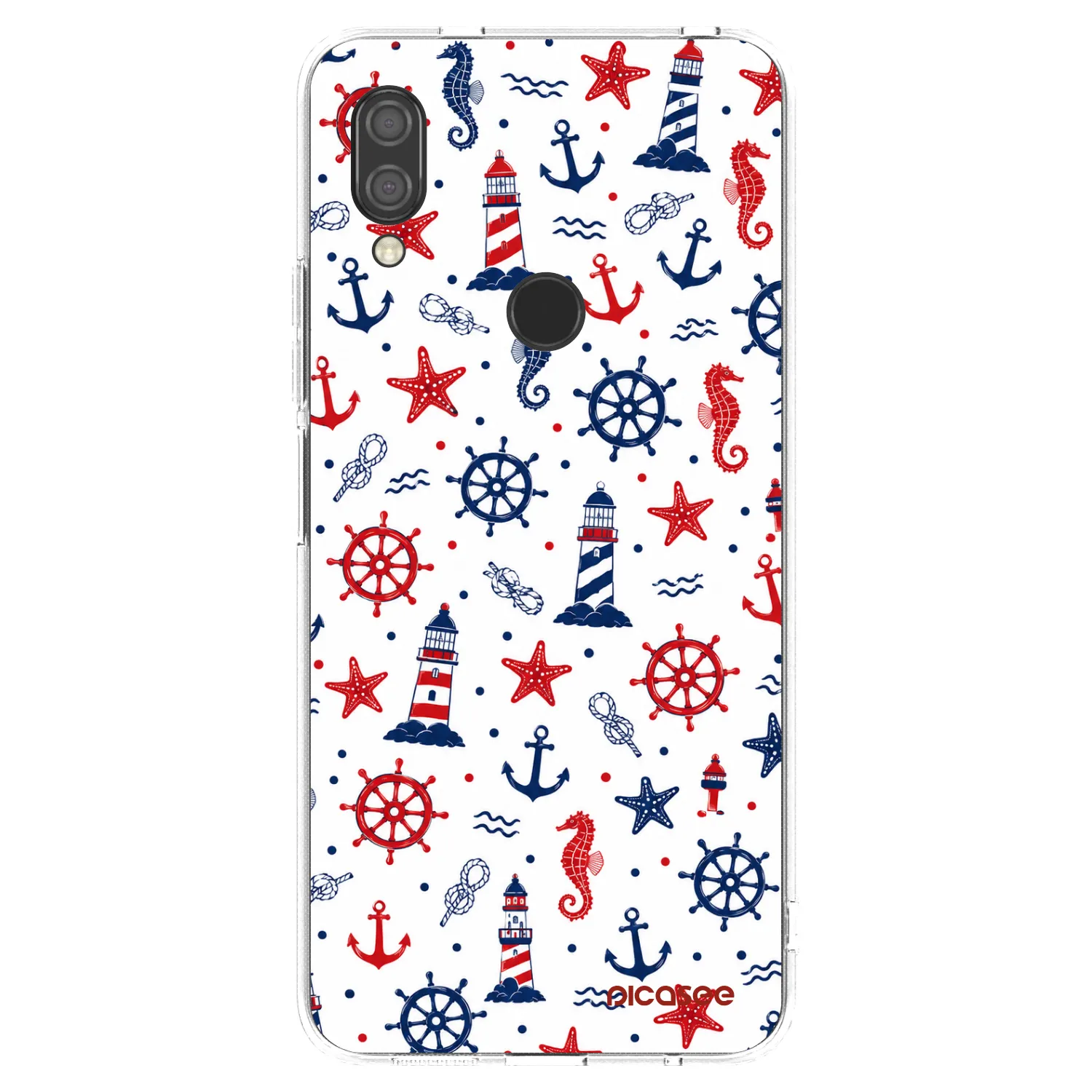 Picasee átlátszó szilikon tok az alábbi mobiltelefonokra Xiaomi Redmi 7 - Sailor Vibes