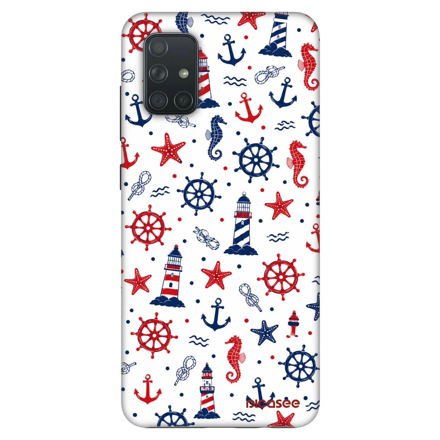 Picasee Fashion Case Samsung Galaxy A71 A715F - Sailor Vibes