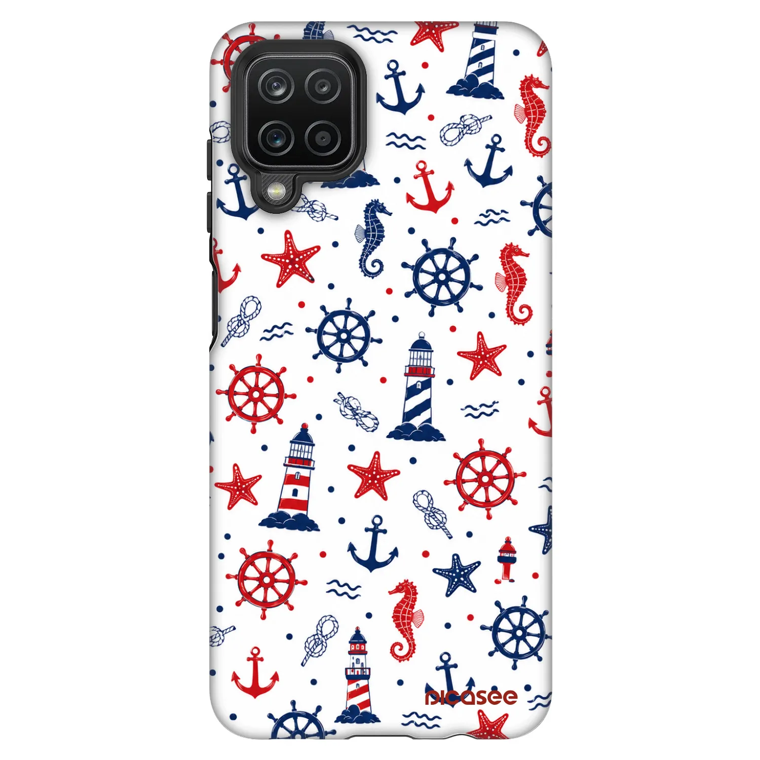 Picasee Fashion Case Samsung Galaxy A12 A125F - Sailor Vibes