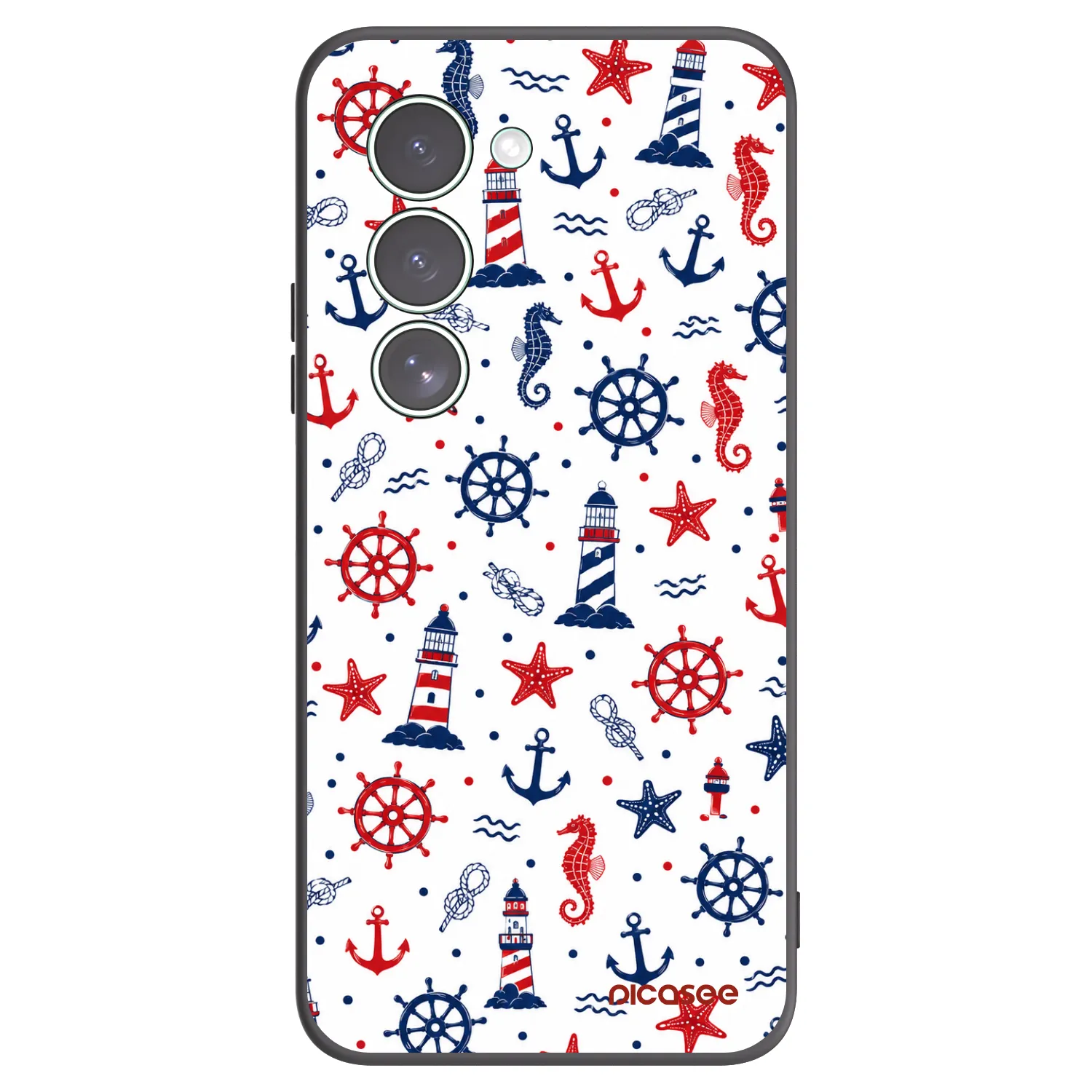 Picasee fekete szilikon tok az alábbi mobiltelefonokra Xiaomi Redmi 15 5G - Sailor Vibes