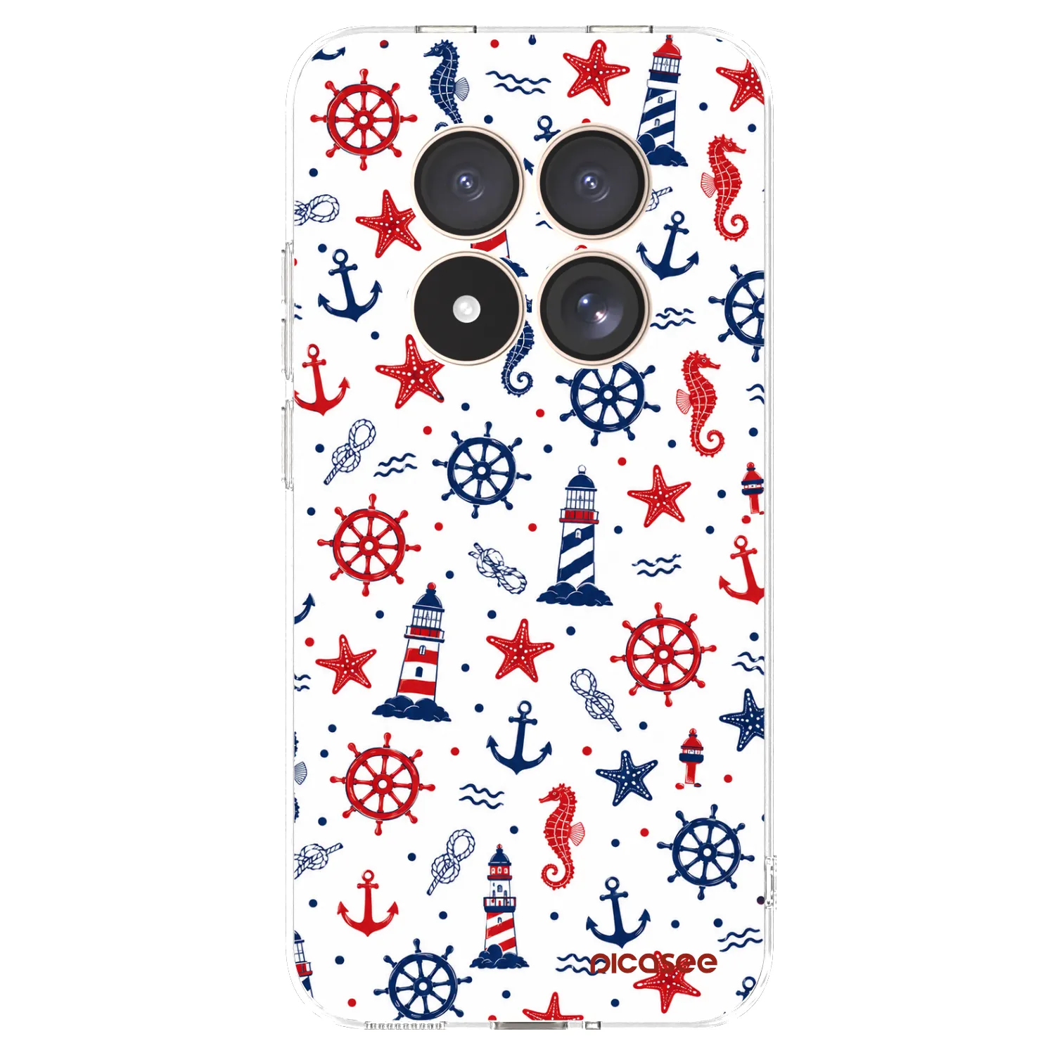 Picasee átlátszó szilikon tok az alábbi mobiltelefonokra Xiaomi Redmi Note 15 Pro 4G - Sailor Vibes
