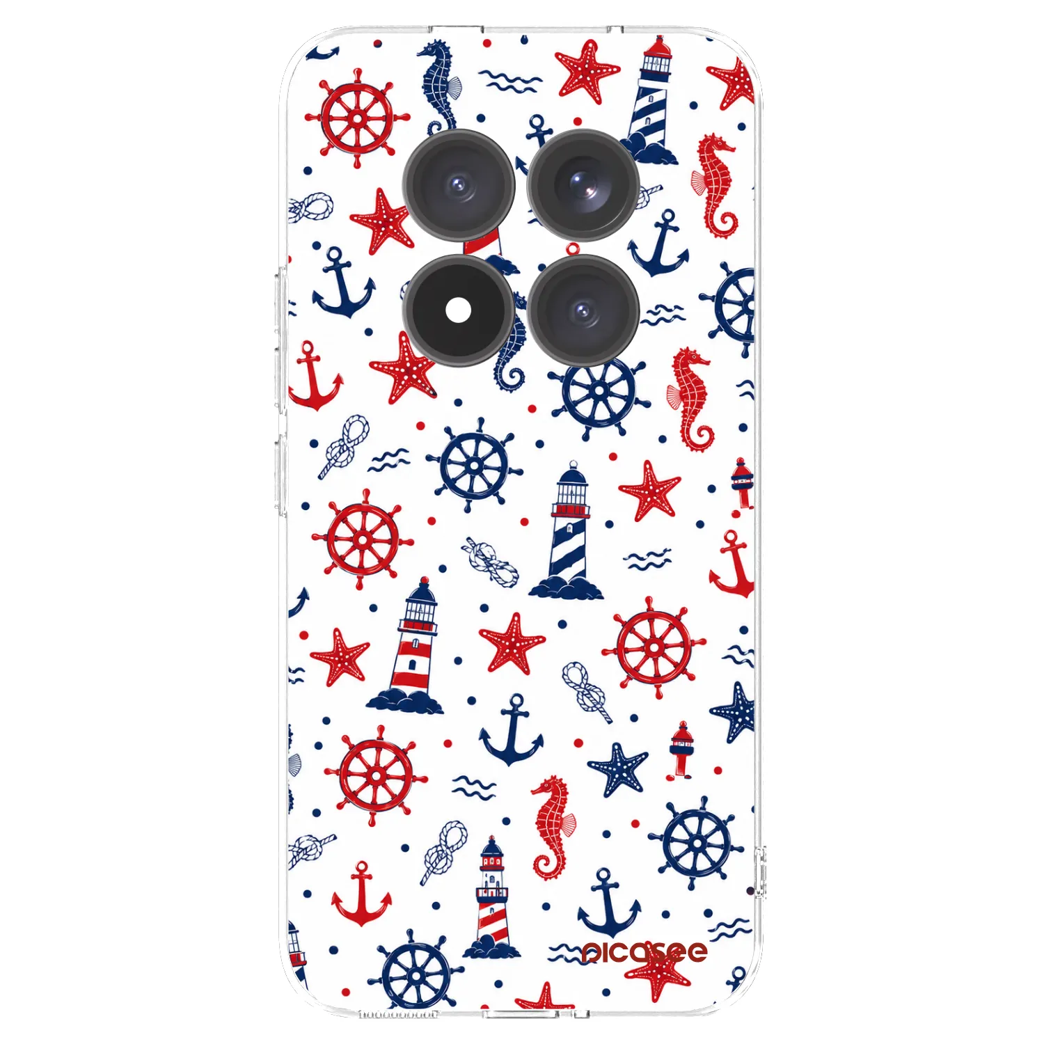 Picasee átlátszó szilikon tok az alábbi mobiltelefonokra Xiaomi Redmi Note 15 Pro+ - Sailor Vibes
