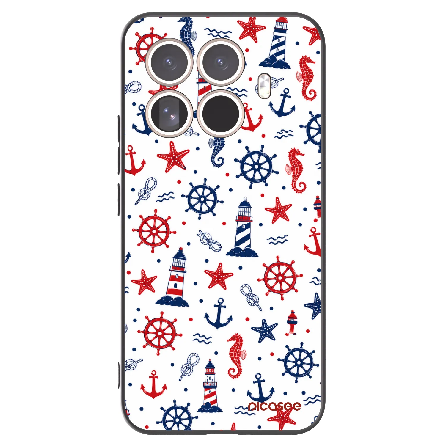 Picasee fekete szilikon tok az alábbi mobiltelefonokra Xiaomi 15T Pro - Sailor Vibes