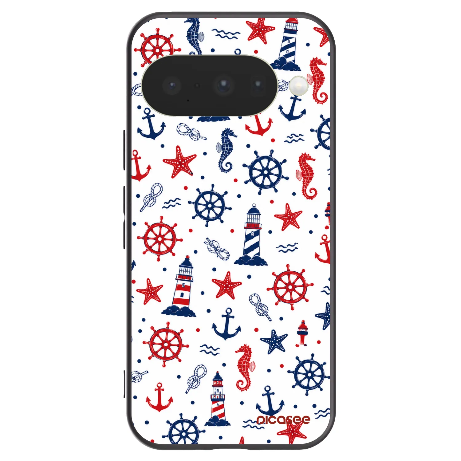 Picasee fekete szilikon tok az alábbi mobiltelefonokra Google Pixel 10 - Sailor Vibes