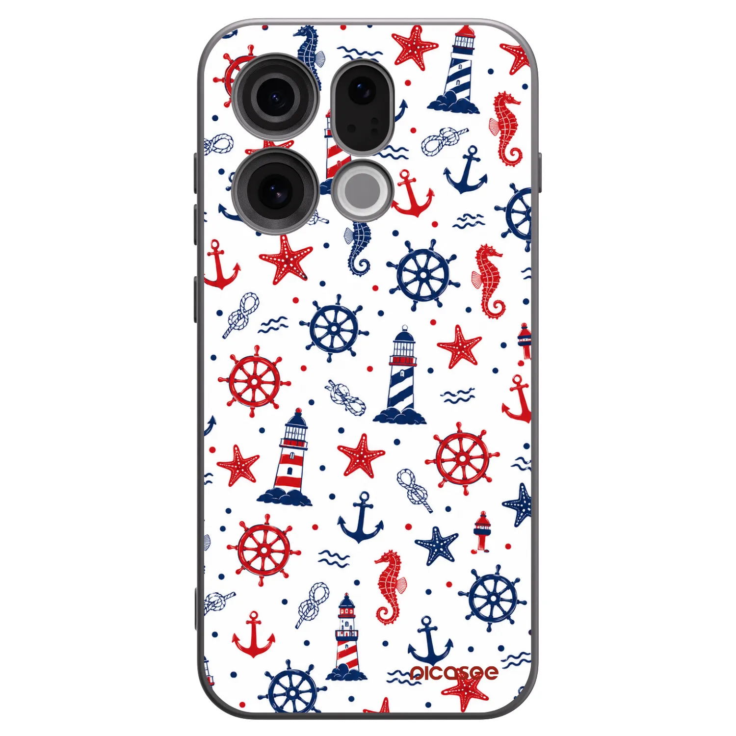 Picasee fekete szilikon tok az alábbi mobiltelefonokra OPPO Find X9 - Sailor Vibes