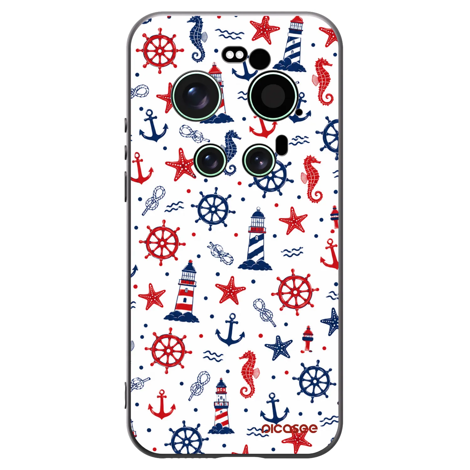 Picasee fekete szilikon tok az alábbi mobiltelefonokra Xiaomi 17 Ultra - Sailor Vibes