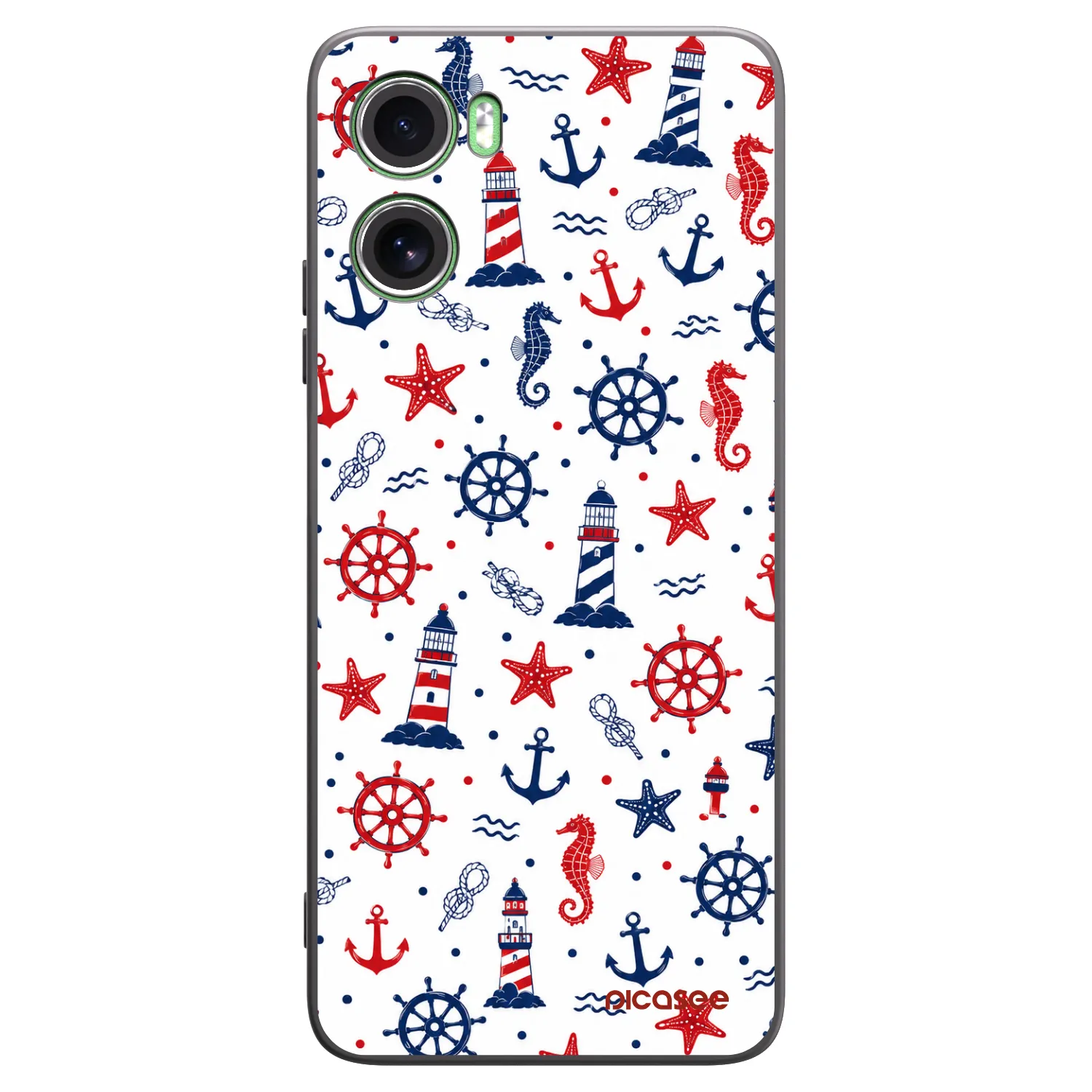 Picasee fekete szilikon tok az alábbi mobiltelefonokra Motorola Moto G06 - Sailor Vibes