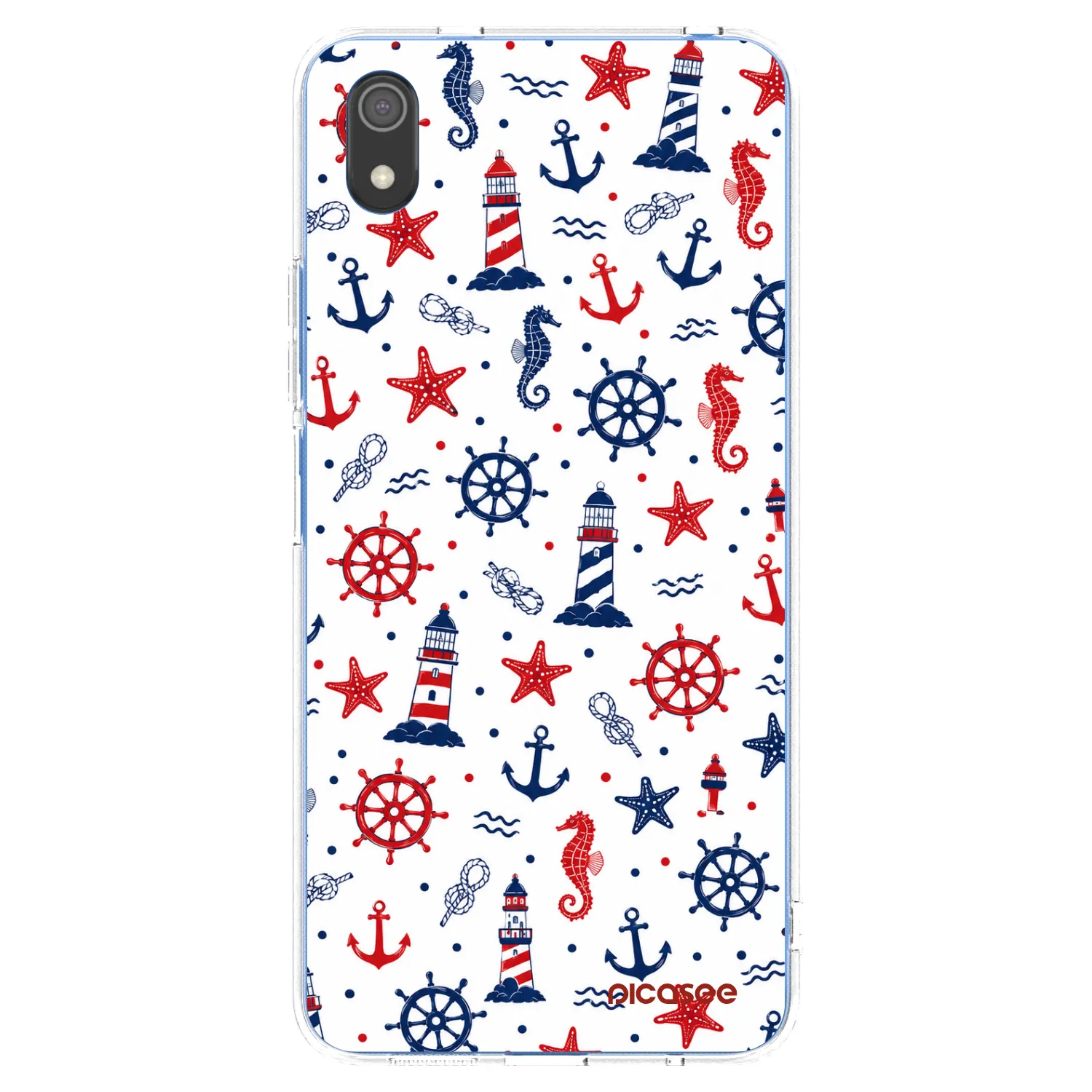 Picasee átlátszó szilikon tok az alábbi mobiltelefonokra Xiaomi Redmi 7A - Sailor Vibes