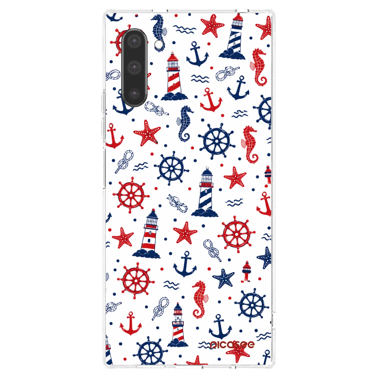 Picasee átlátszó szilikon tok az alábbi mobiltelefonokra Samsung Galaxy Note 10 N970F - Sailor Vibes