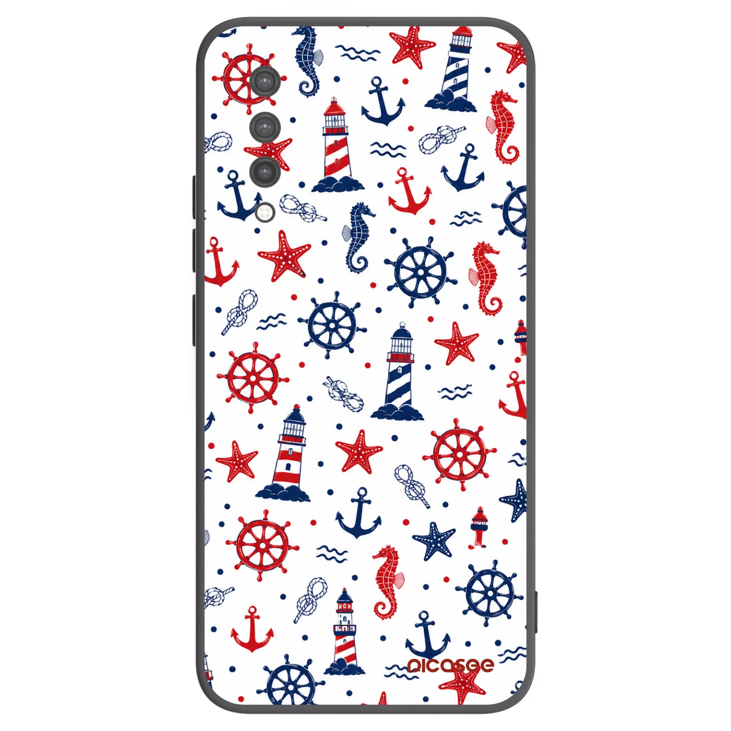 Picasee fekete szilikon tok az alábbi mobiltelefonokra Xiaomi Mi 9 Lite - Sailor Vibes