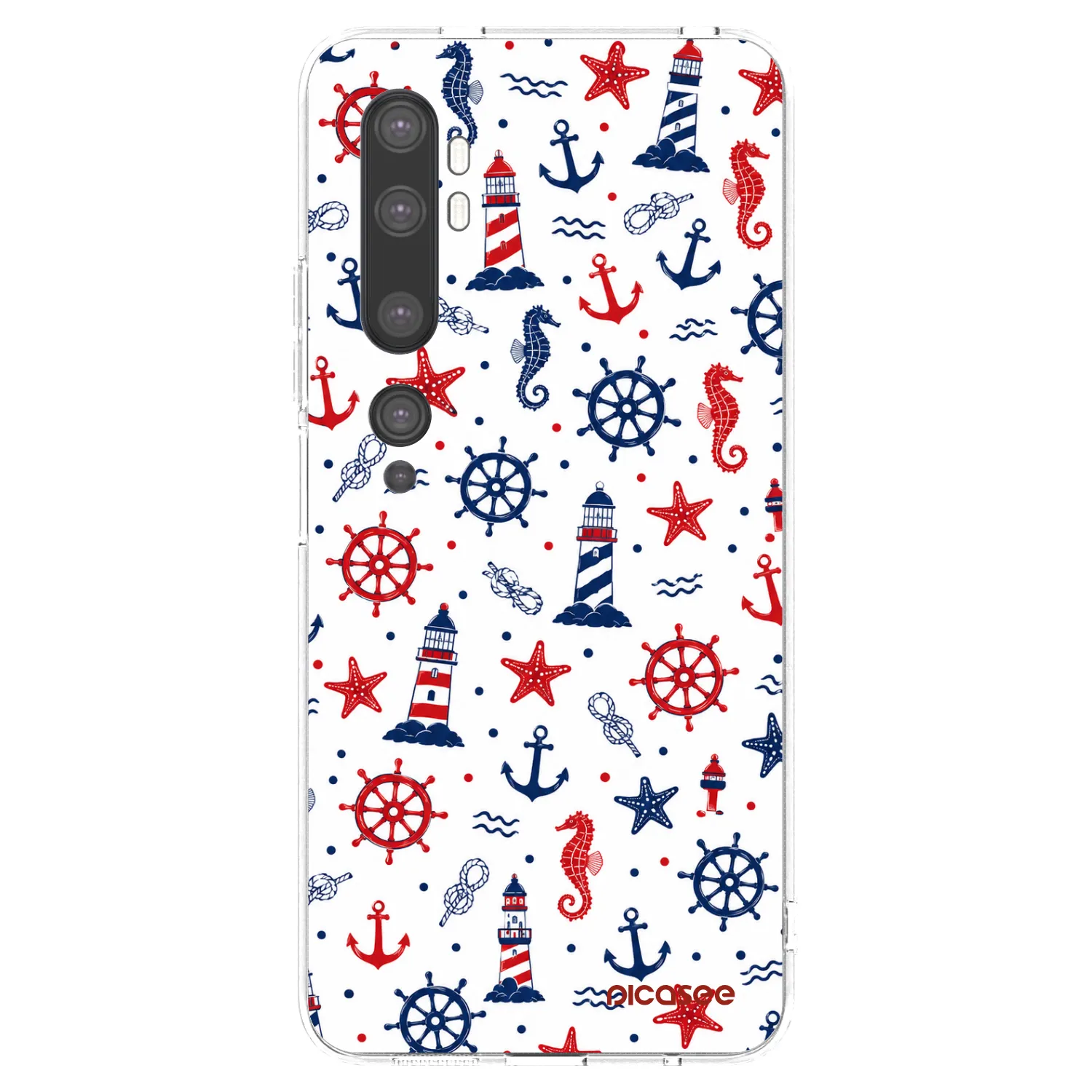 Picasee átlátszó szilikon tok az alábbi mobiltelefonokra Xiaomi Mi Note 10 (Pro) - Sailor Vibes