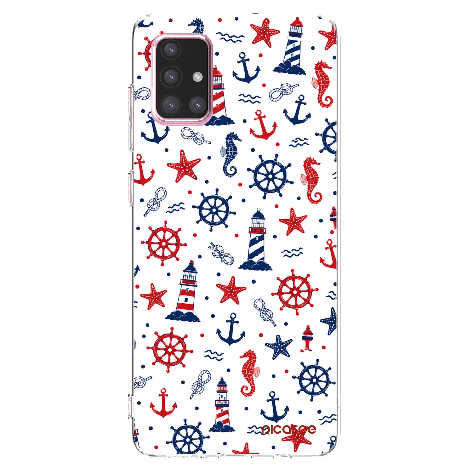 Picasee átlátszó szilikon tok az alábbi mobiltelefonokra Samsung Galaxy A71 A715F - Sailor Vibes