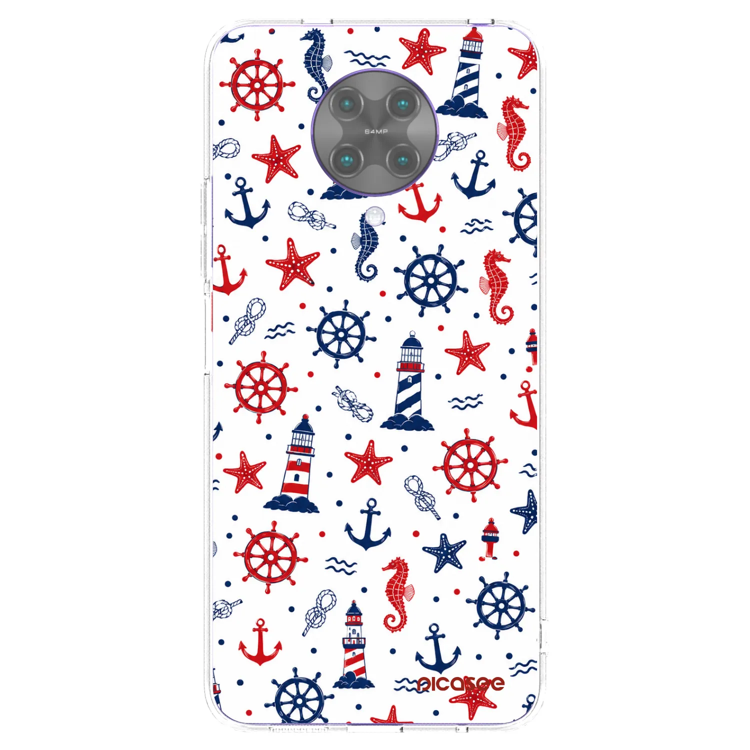Picasee átlátszó szilikon tok az alábbi mobiltelefonokra Xiaomi Poco F2 Pro - Sailor Vibes