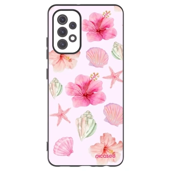 Picasee fekete szilikon tok az alábbi mobiltelefonokra Samsung Galaxy A32 5G A326B - Blush Lagoon