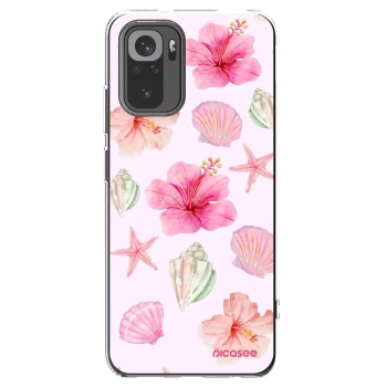 Picasee átlátszó szilikon tok az alábbi mobiltelefonokra Xiaomi Redmi Note 10S - Blush Lagoon