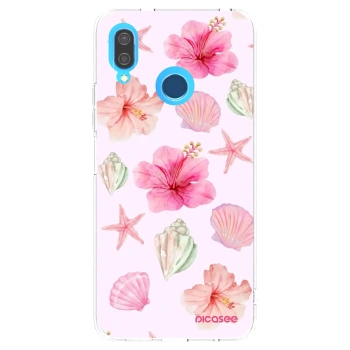 Picasee átlátszó szilikon tok az alábbi mobiltelefonokra Huawei P20 Lite - Blush Lagoon